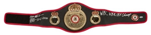 Mike Tyson Signed WBA Championship Belt